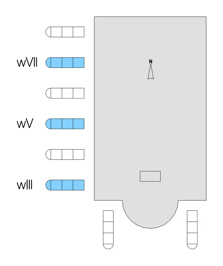 Restauration der Bleiverglasungen und Kunstverglasungen - Dominikanerkirche Eppan - Plan