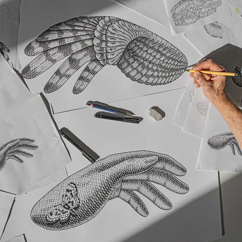 Anamorphe Installation Take Care of Wonder bei der Expo 2025 in Osaka im Pavillon Monaco