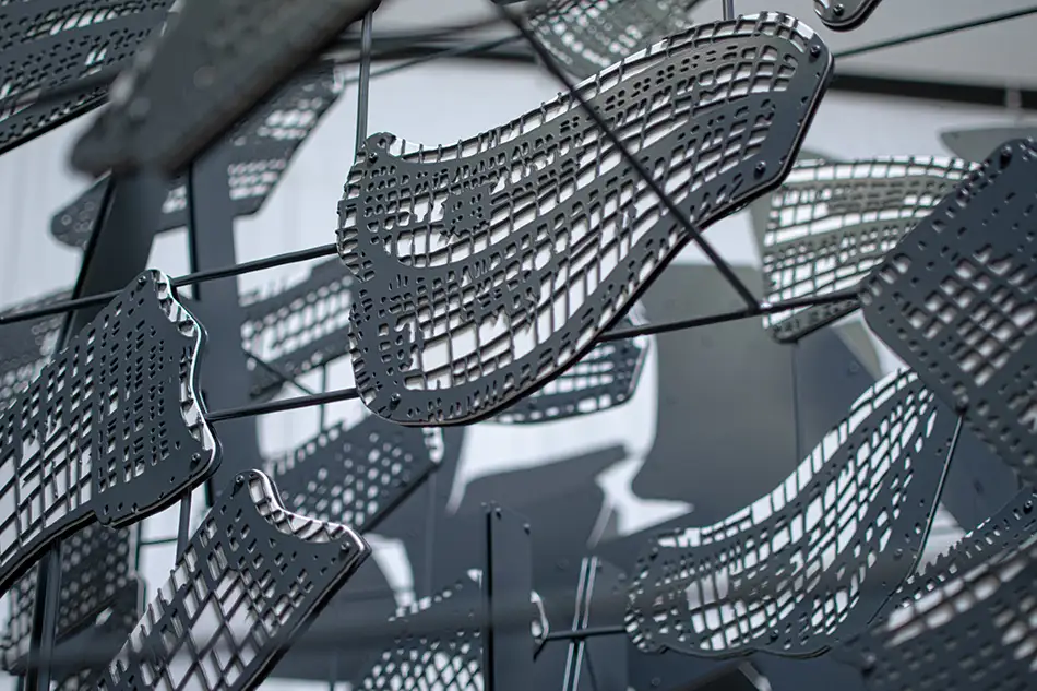 Anamorphe Installation Take Care of Wonder bei der Expo 2025 in Osaka im Pavillon Monaco
